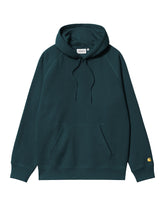 Carhartt Wip Hooded Chase Sweat Duck Blue-Gold