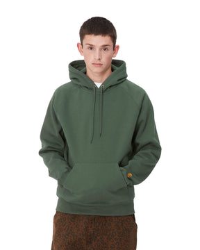 Carhartt Wip Hooded Chase Sweat Sycamore Tree-Gold