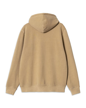 Carhartt Wip Hooded Duster Sweat Dusty Hamilton Brown