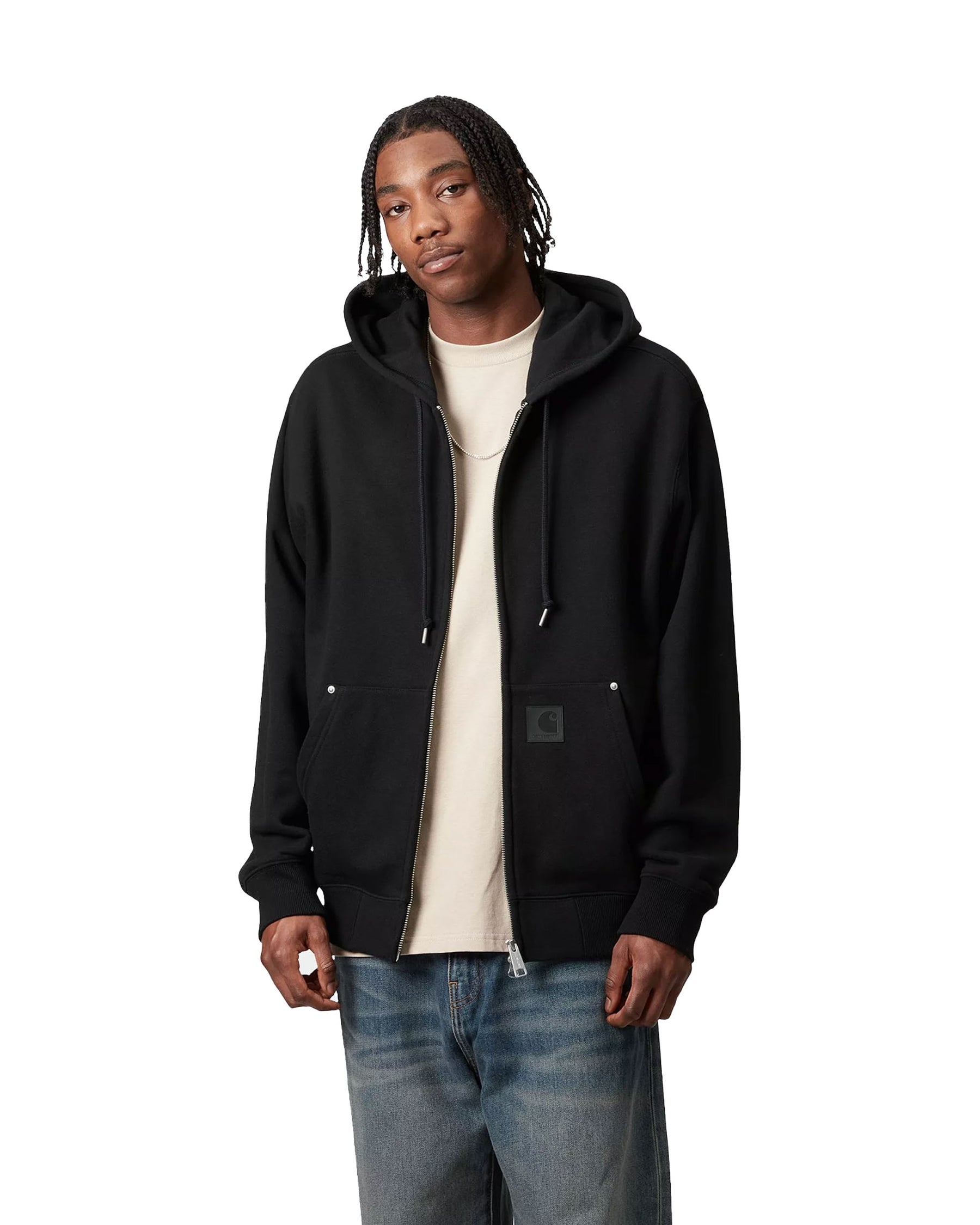 Carhartt Wip Hooded Eldon Sweat Jacket Nero