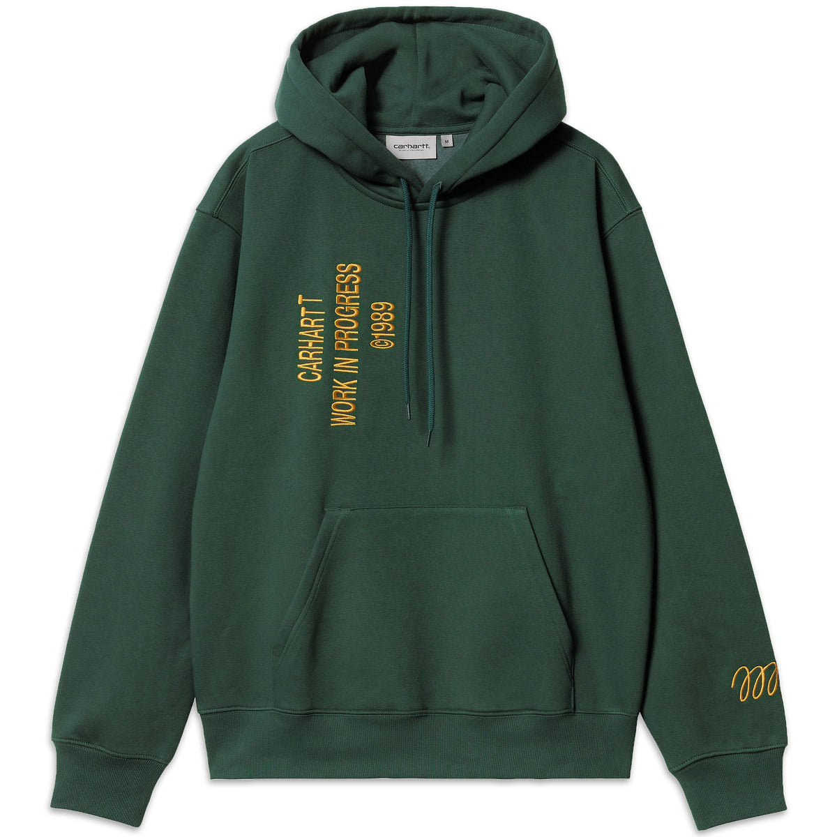 Carhartt Wip Hooded Signature Sweat Discovery Green