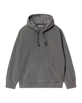 Carhartt Wip Hooded Vista Sweat Graphite garment dyed