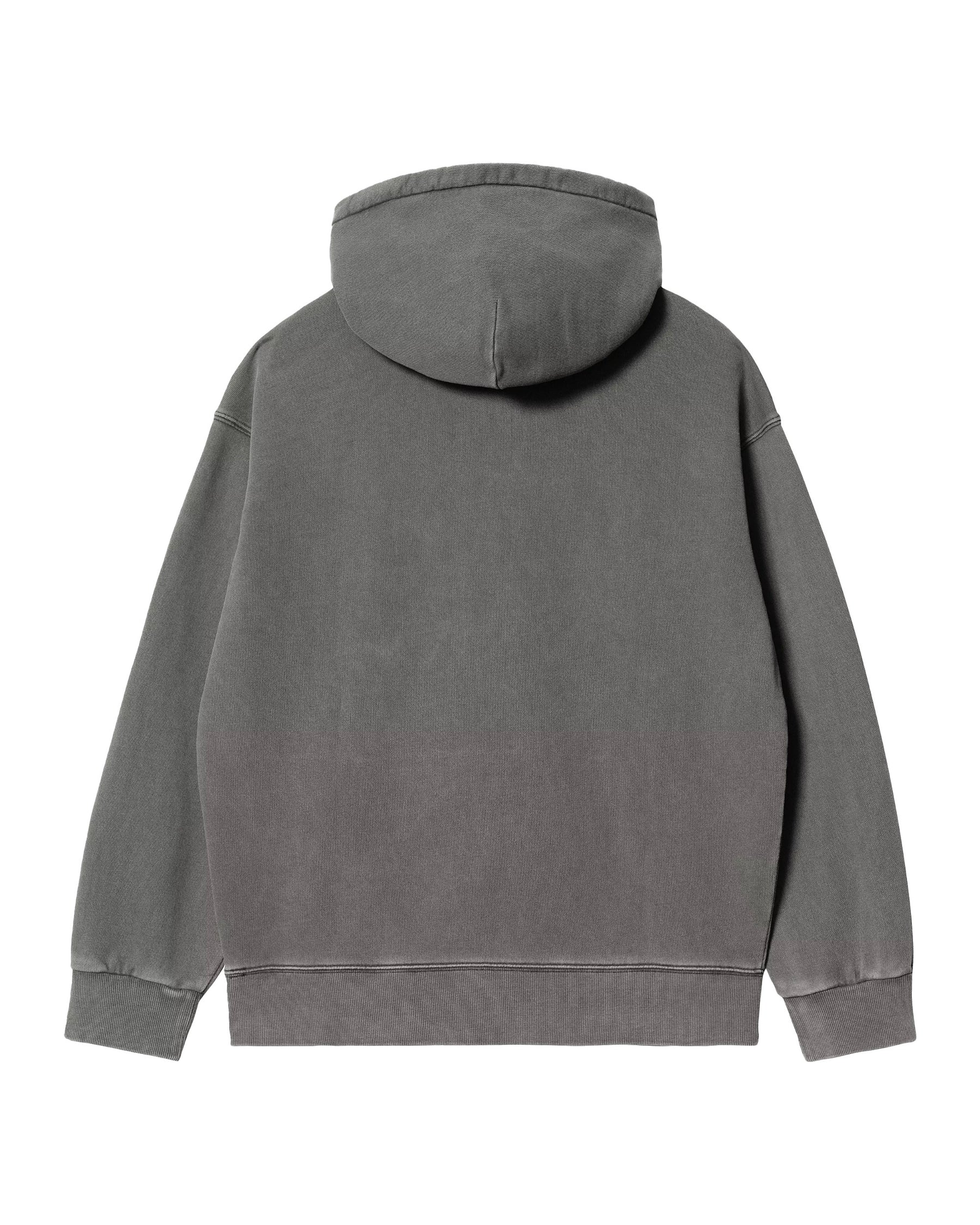 Carhartt Wip Hooded Vista Sweat Graphite garment dyed