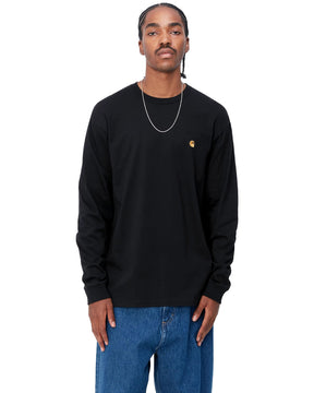 Carhartt Wip L-S Chase T-Shirt Black