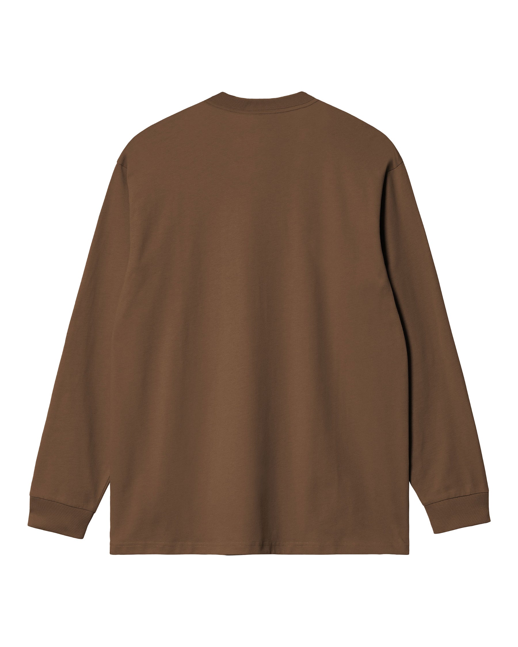 Carhartt Wip L-S Chase T-shirt Chocolate-Gold