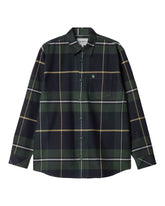 Carhartt Wip L-S Garnett Shirt Garnett Check-Sycamore Tree