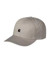 Carhartt Wip Madison Logo Cap Fleur De Sel-Black