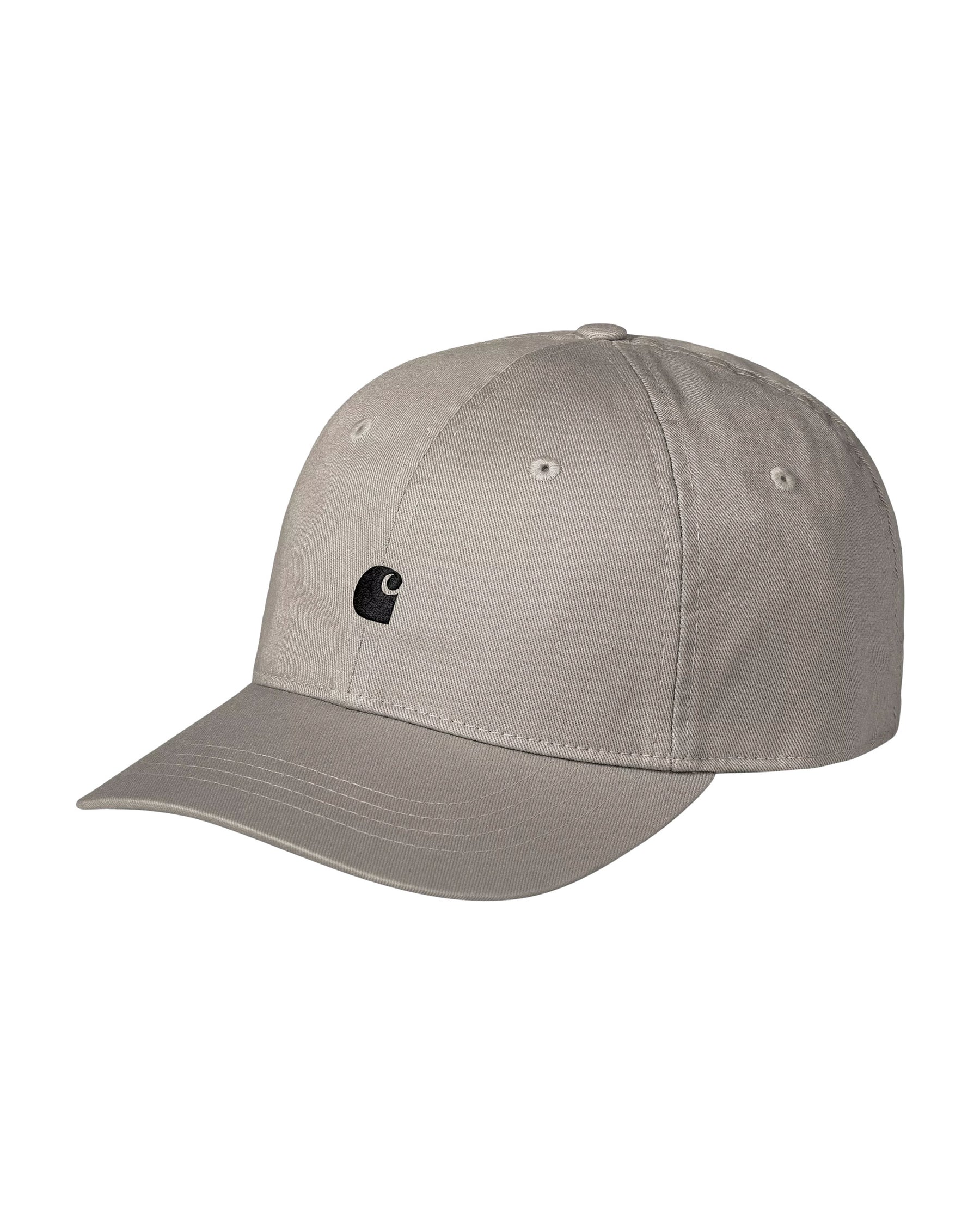 Carhartt Wip Madison Logo Cap Fleur De Sel-Black