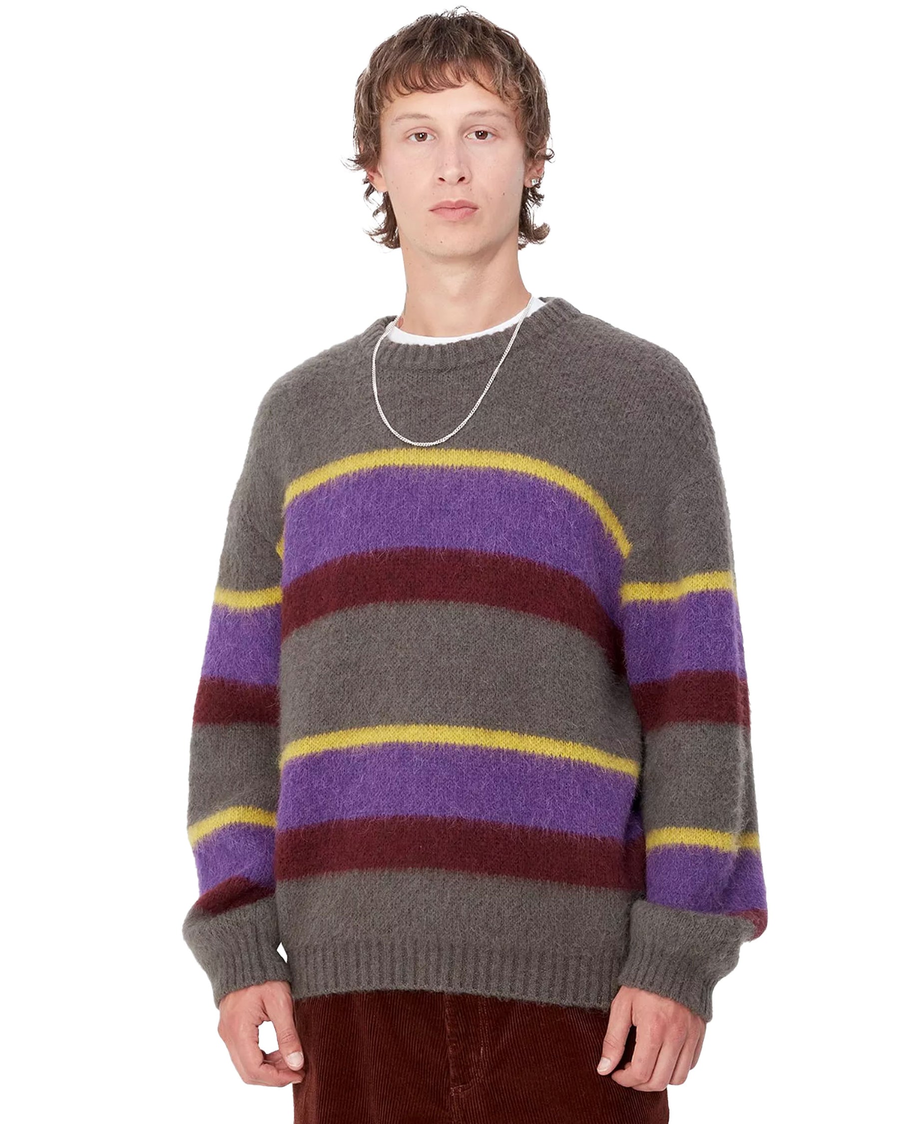 Carhartt Wip Merton Sweater Sundling Stripe-Aura