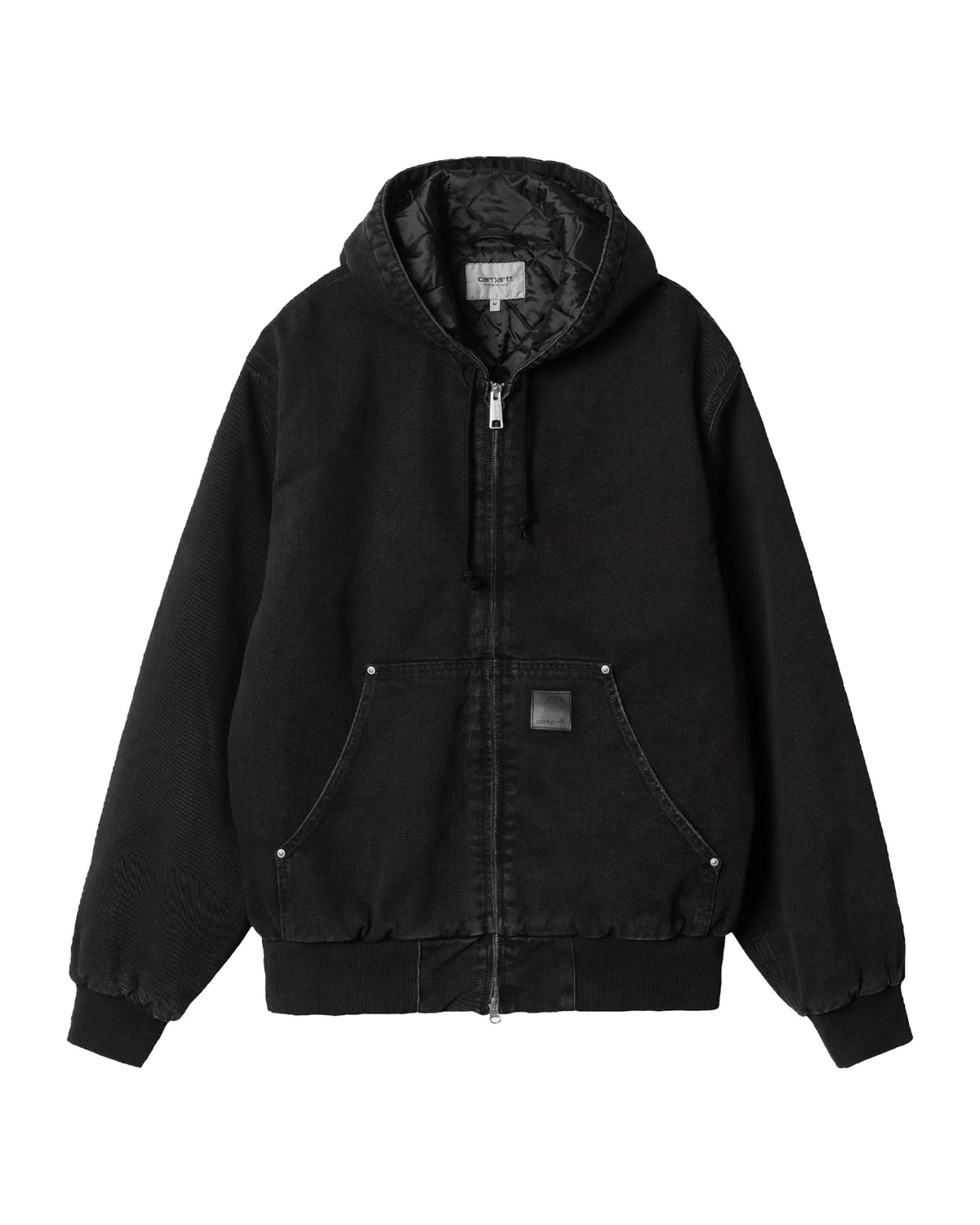 Carhartt Wip OG Active Rivet Jacket Black stone washed