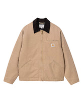 Carhartt Wip OG Detroit Jacket Peanut Black Aged Canvas