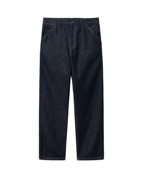 Carhartt Wip Single Knee Pant Blue rinsed