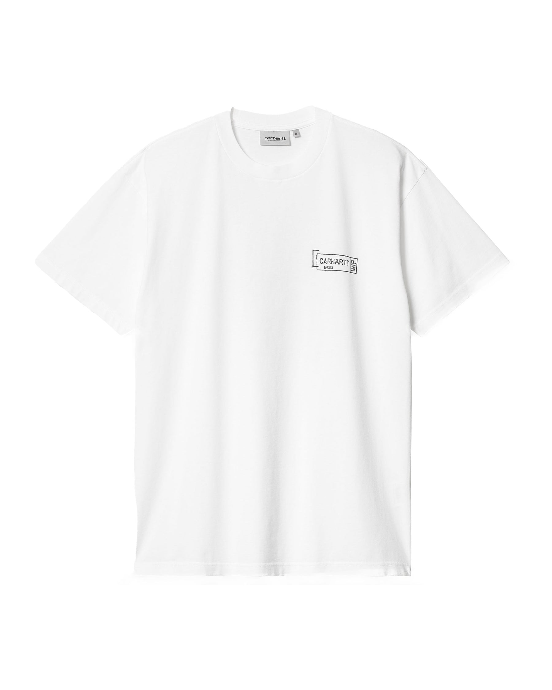 Carhartt Wip Stamp Tee White Black