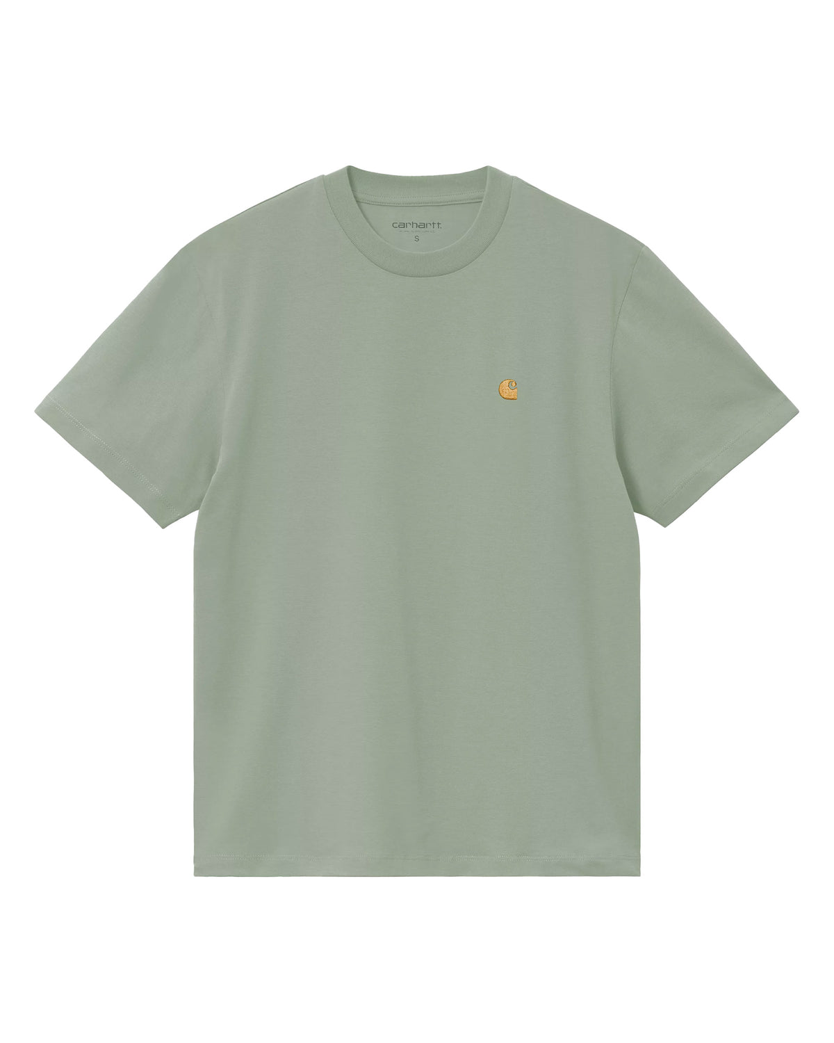 Carhartt Wip W' Chase T-Shirt Frosted Green-Gold