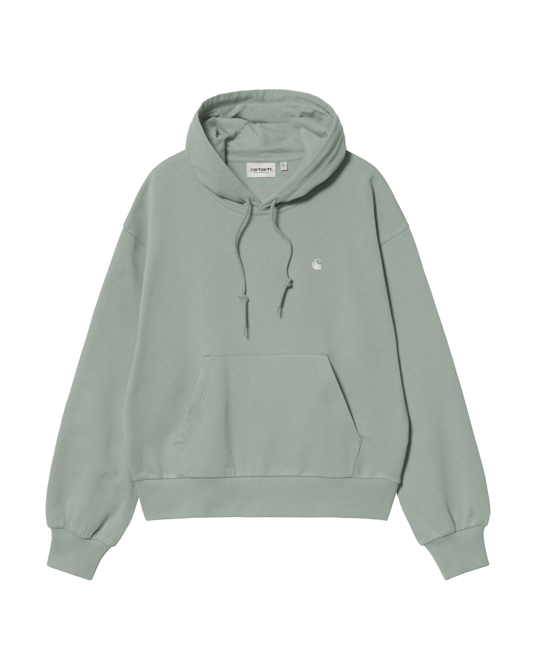 Carhartt Wip W' Hooded Casey Sweatshirt Frosted Green-Silver