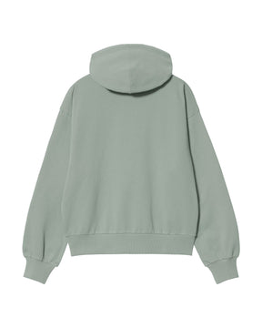 Carhartt Wip W' Hooded Casey Sweatshirt Frosted Green-Silver