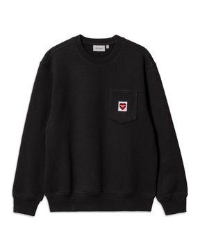 Carhartt Wip Heart Pocket Sweat Black