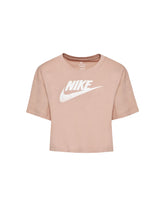 Woman's Crop Tee Nike Big Logo Pink