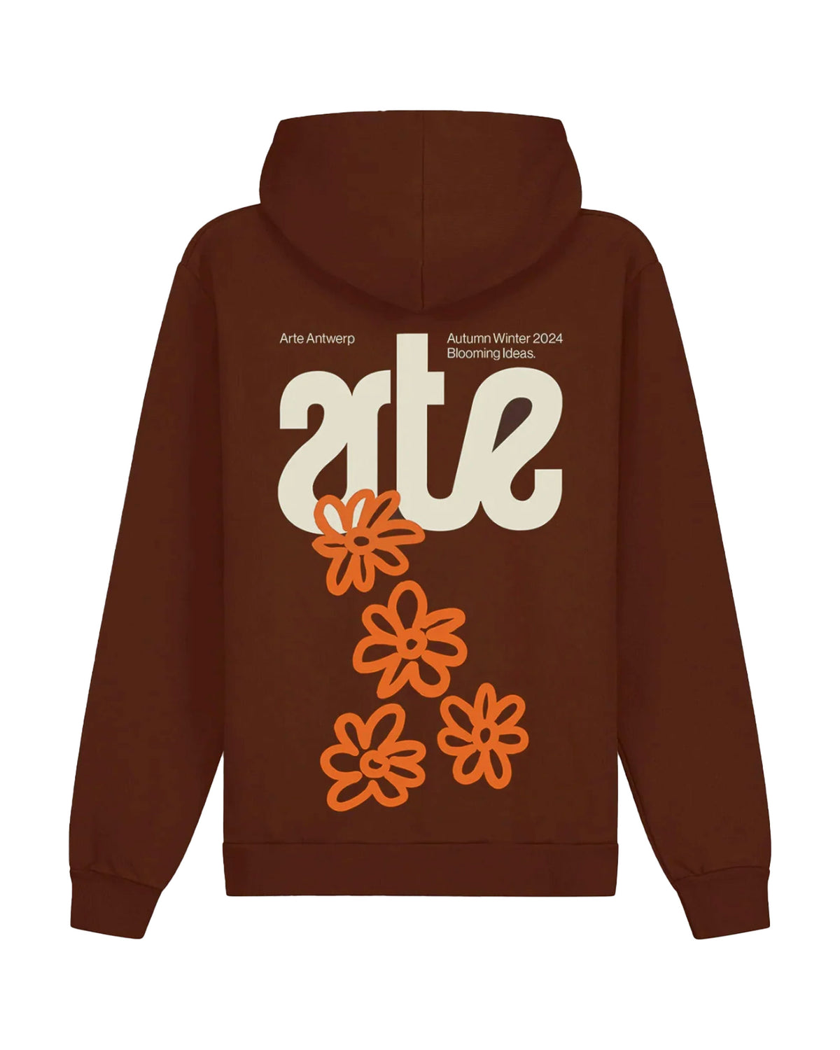 Arte Antwerp Blooming Ideas Hoodie Brown