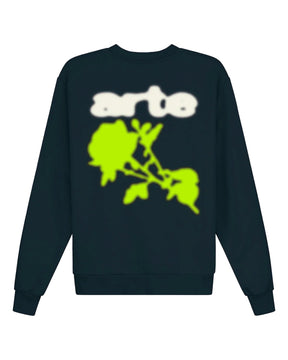 Arte Antwerp Blur Flower Crewneck Blue