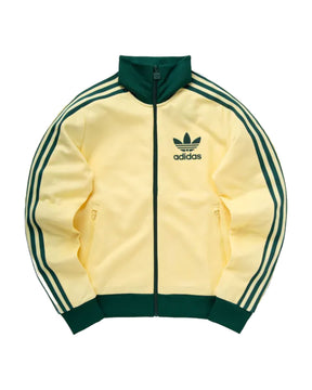 Woman's Sweatshirt Adidas Beckenbauer Tracktop Yellow Green