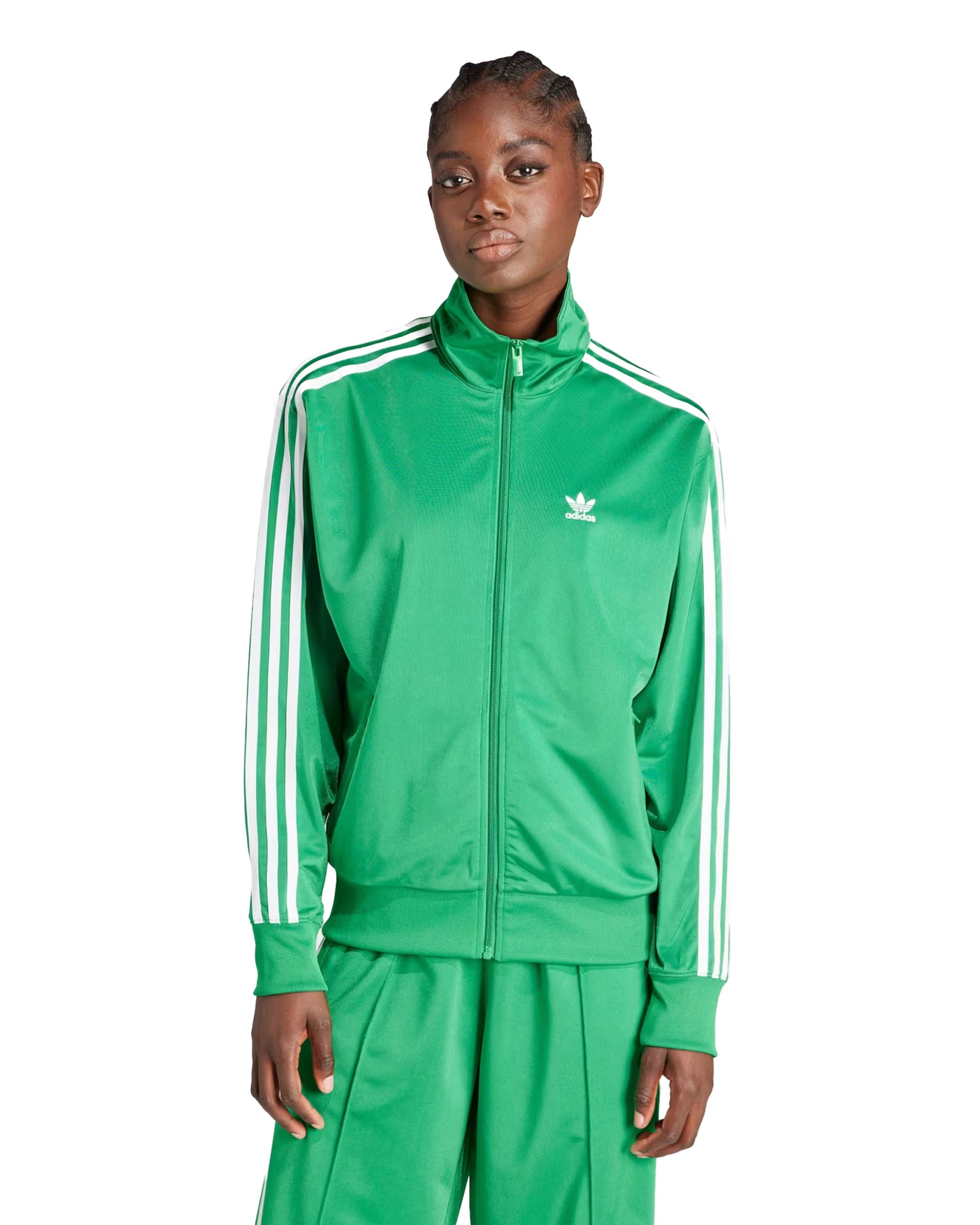 Felpa Donna Adidas Firebird Track Top Verde