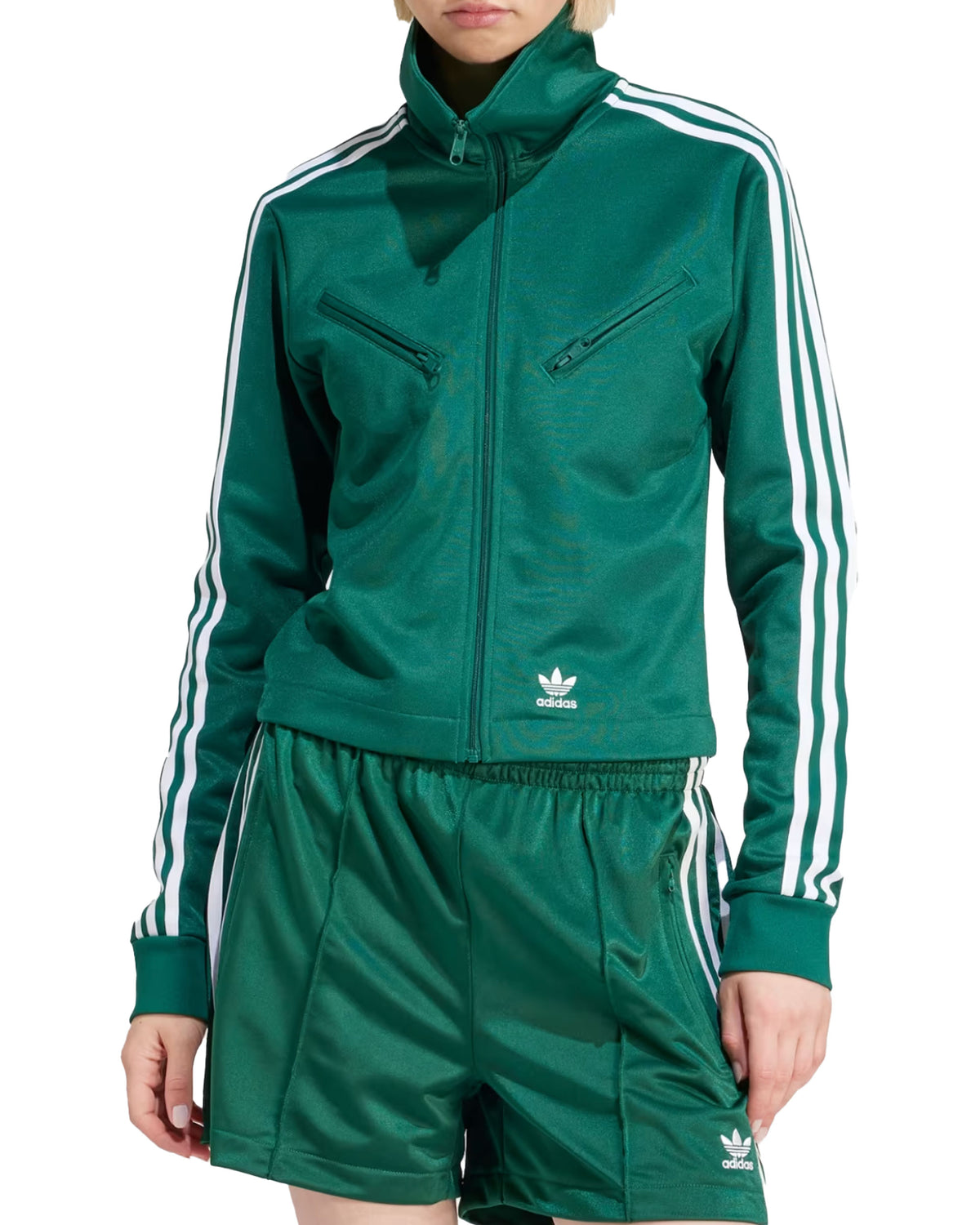 Woman's Adidas Montreal Track Top Green