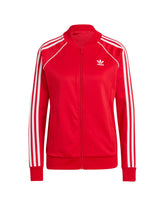 Felpa Donna Adidas Sst Track Top Rosso