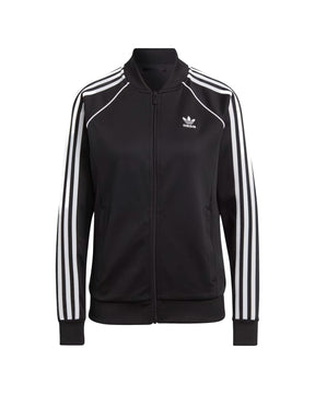 Woman's Sweatshirt Adidas Superstar Classic Tracktop Black