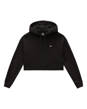 Felpa Donna Dickies Oakport Cropped Hoodie Black