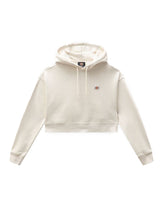 Dickies Oakport Cropped Hoodie Ecru