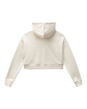 Dickies Oakport Cropped Hoodie Ecru