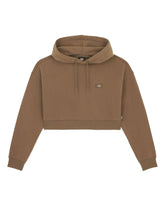 Dickies Oakport Cropped Hoodie Mushroom