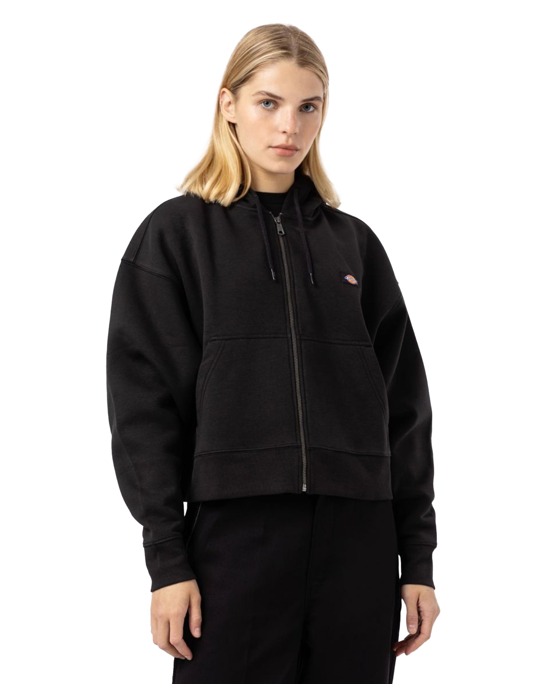 Woman's Dickies Oakport Zip Hoodie Black