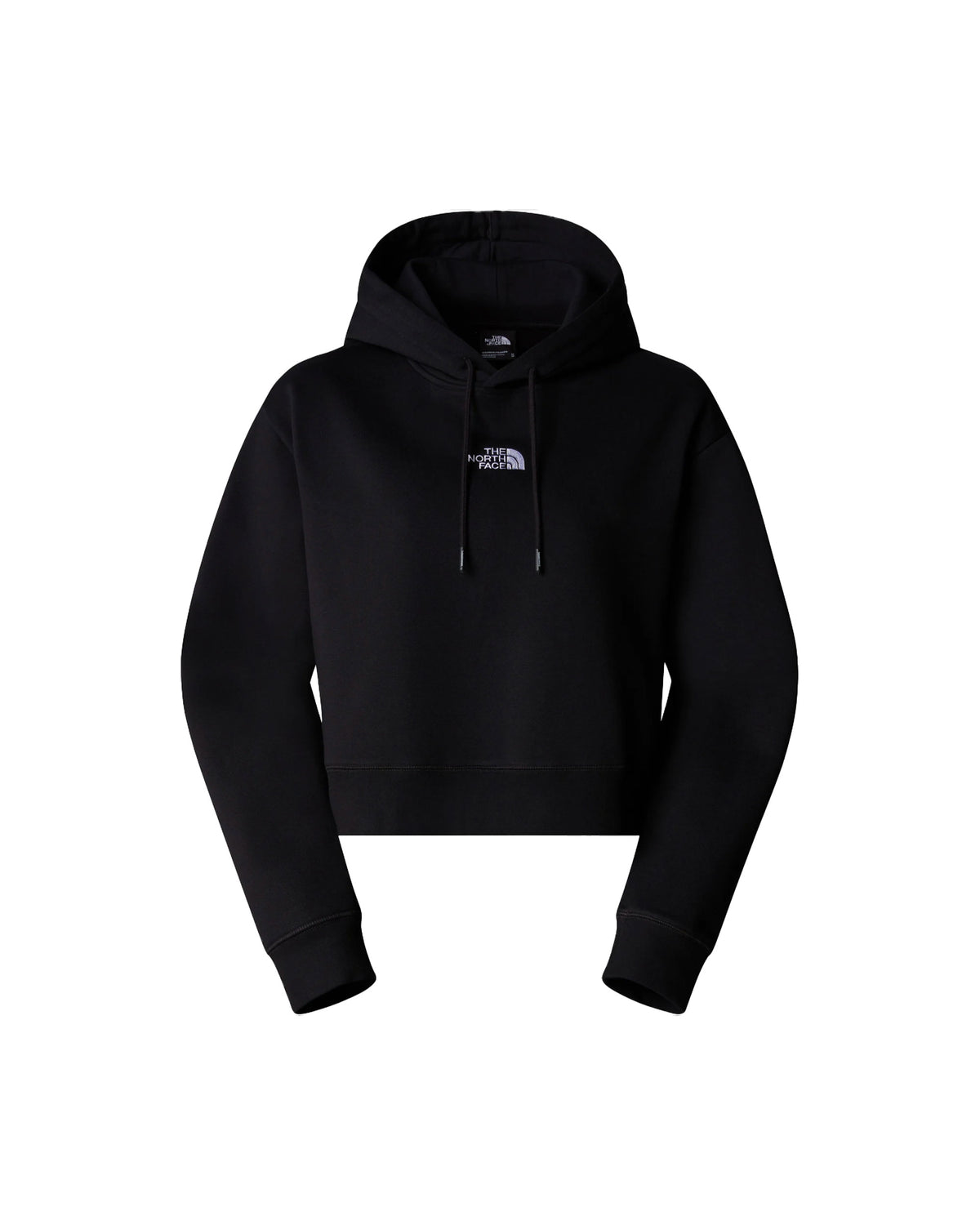 Felpa Donna The North Face Essential Crop Hoodie Nero