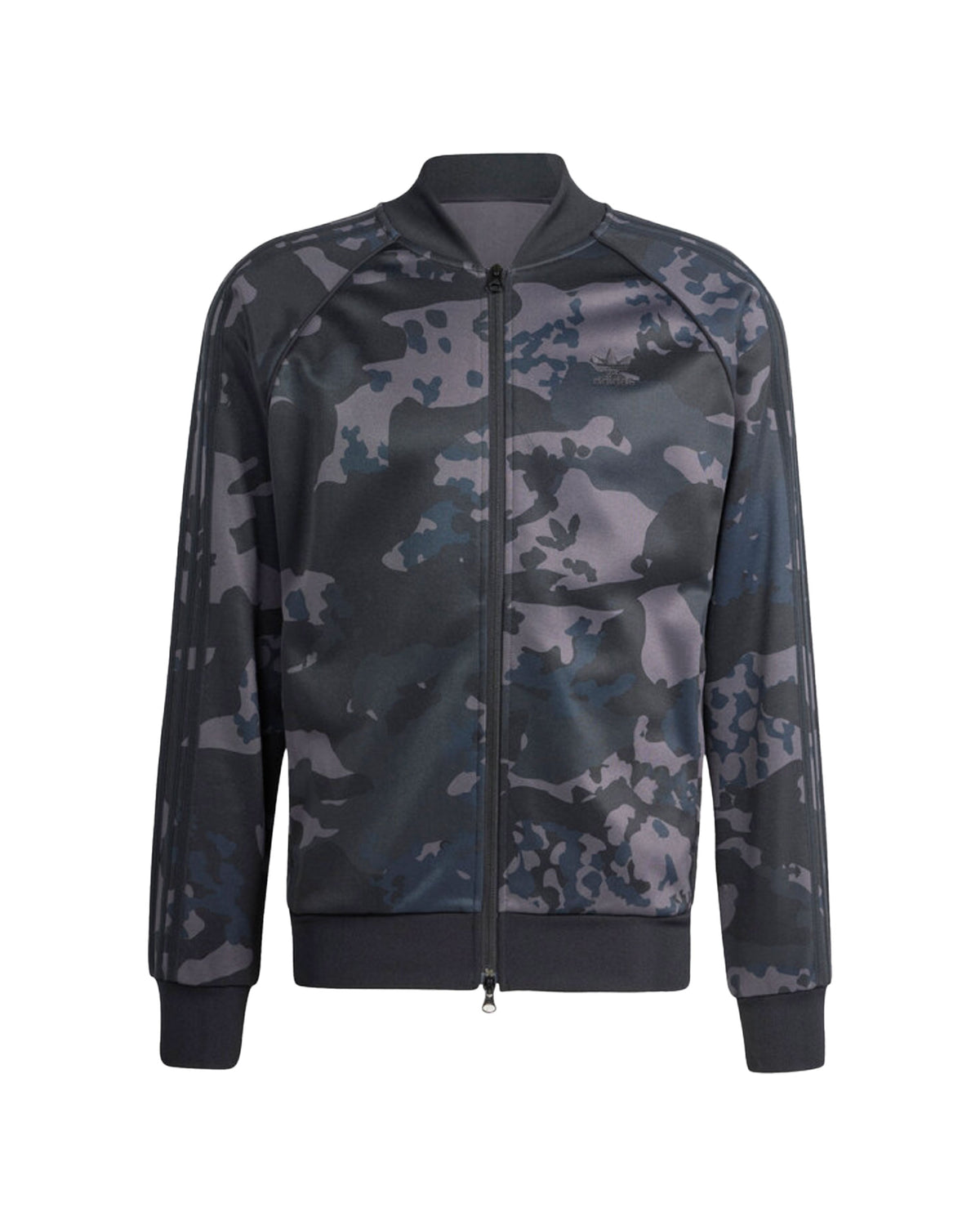 Felpa Uomo Adidas Camo Superstar Tracktop Nero