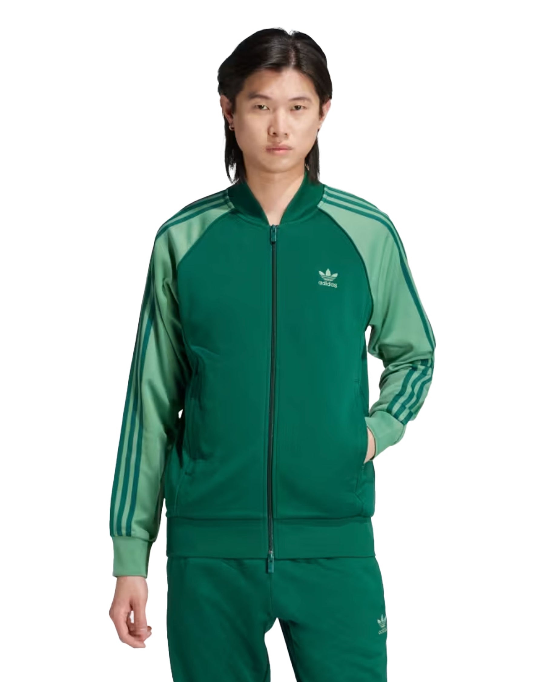 Felpa Uomo Adidas Sst Tt Cgreen