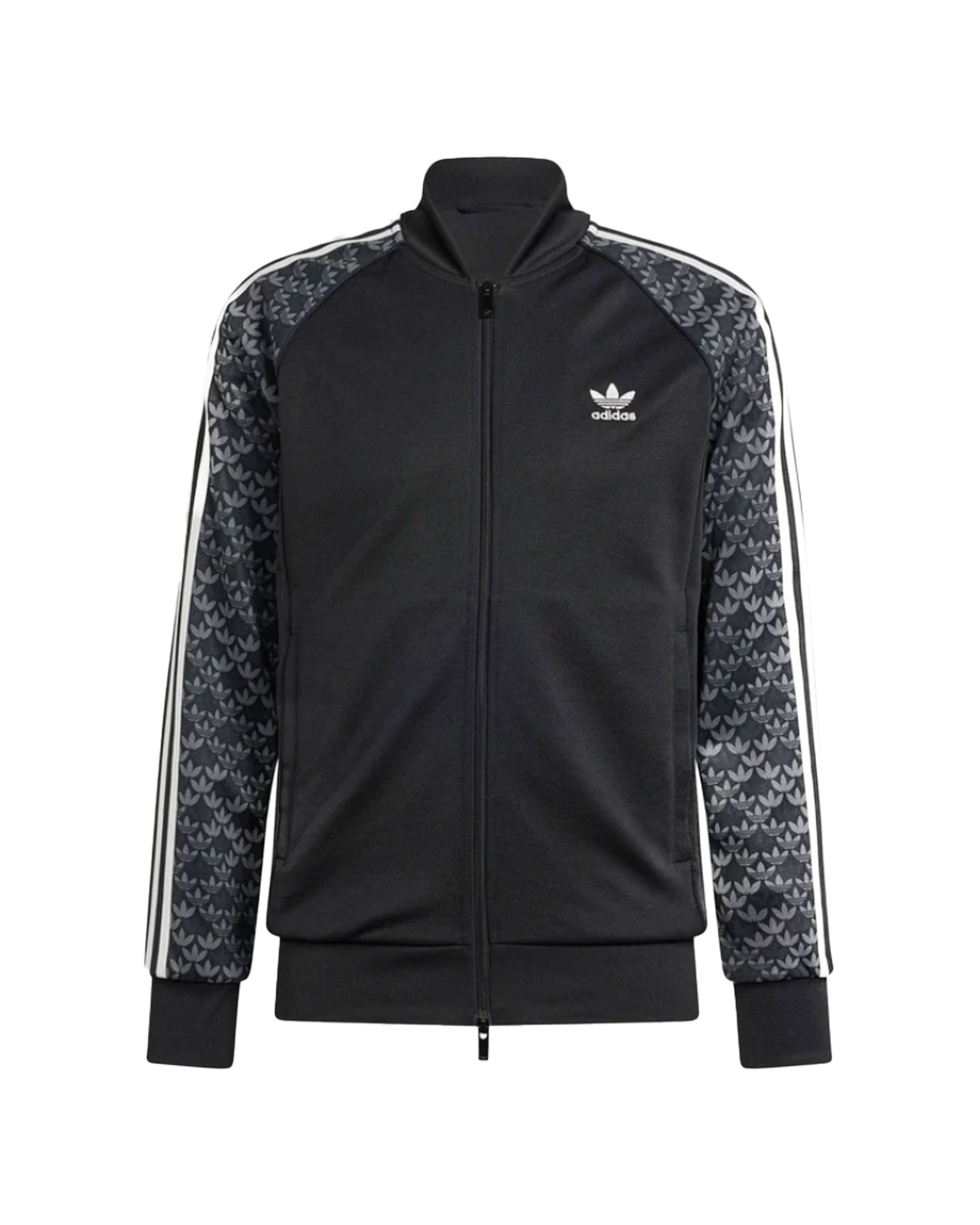 Felpa Uomo Adidas Superstar Mono Tracktop Nero