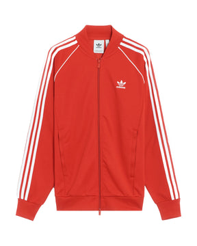 Felpa Uomo Adidas Superstar Tracktop Rosso