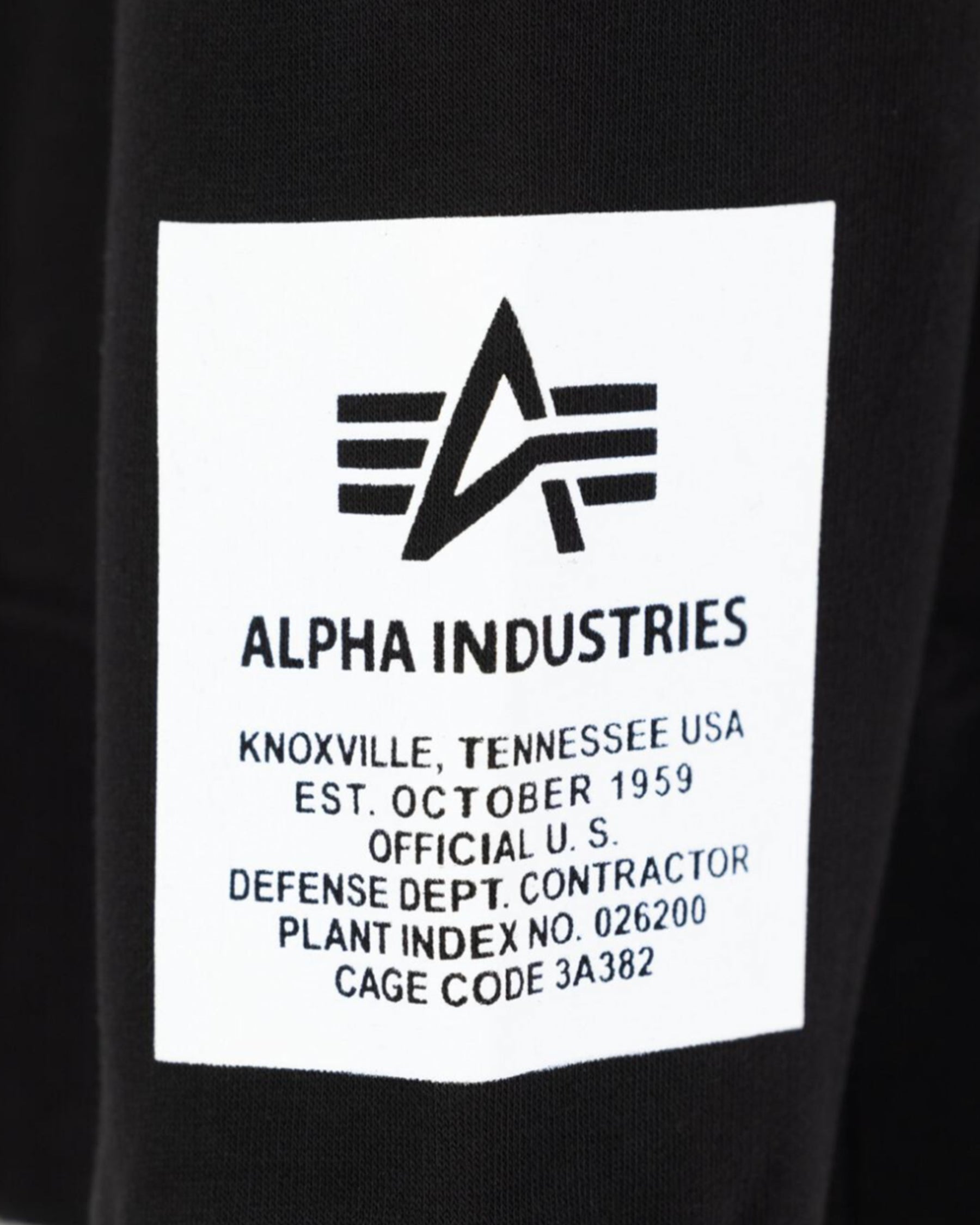 Alpha Industries Big Logo Black