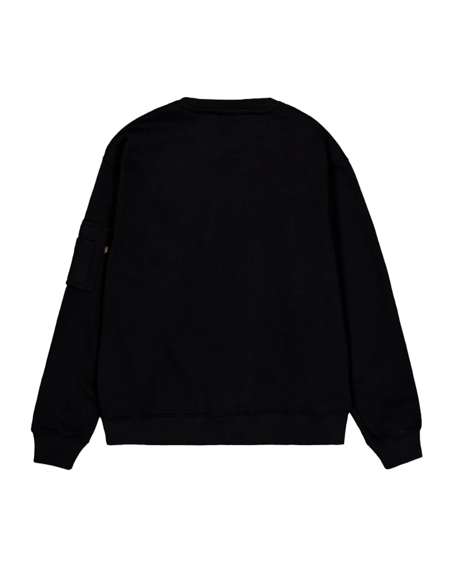 Alpha Industries Satin Logo Sweater Black