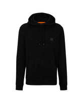 Felpa Uomo Boss Basic Logo Cappuccio Nero