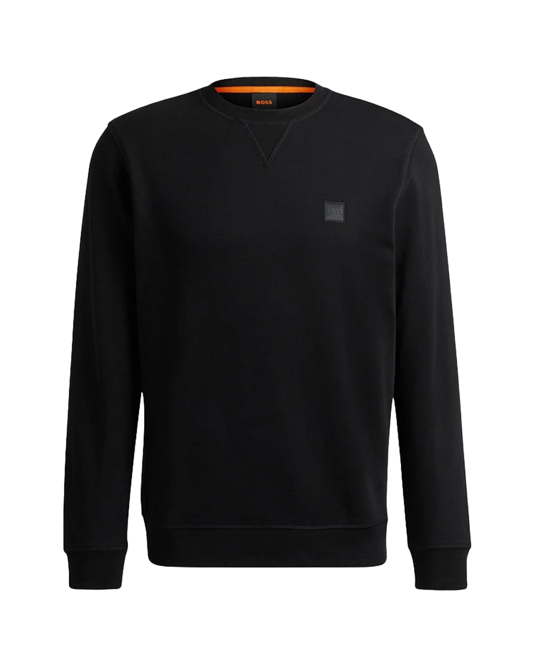 Felpa Uomo Boss Classic Logo Nero