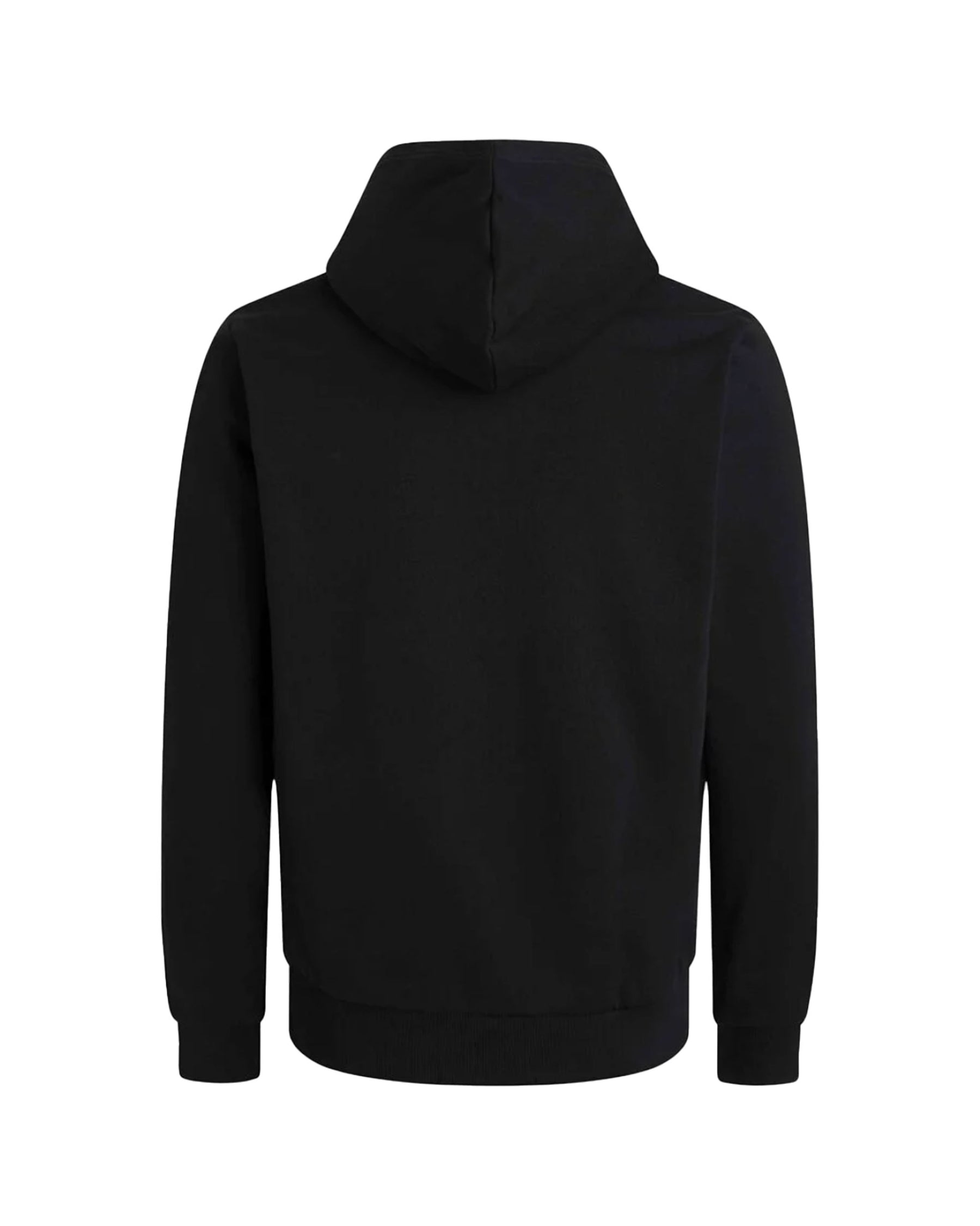 Man Hoodie Calvin Klein Raised Rubber Logo Black