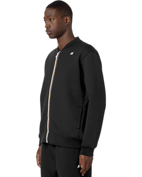 Man Sweatshirt K-Way Abel Spacer Black