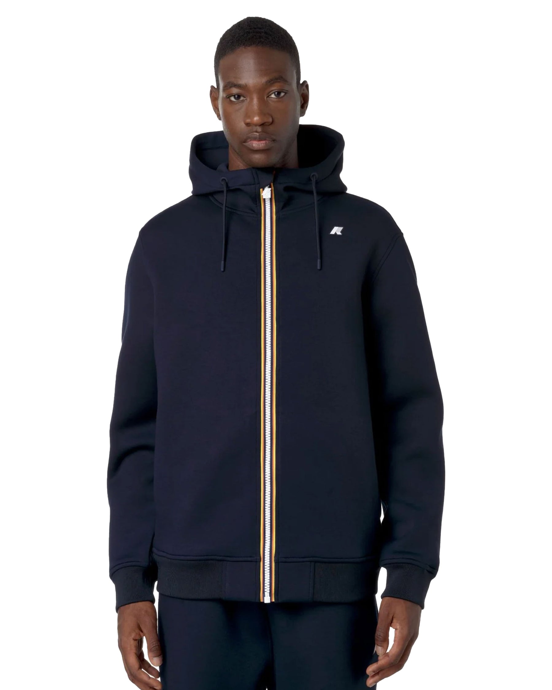 Man Hoodie K-Way Rainer Spacer Blue