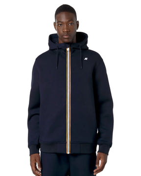 Man Hoodie K-Way Rainer Spacer Blue