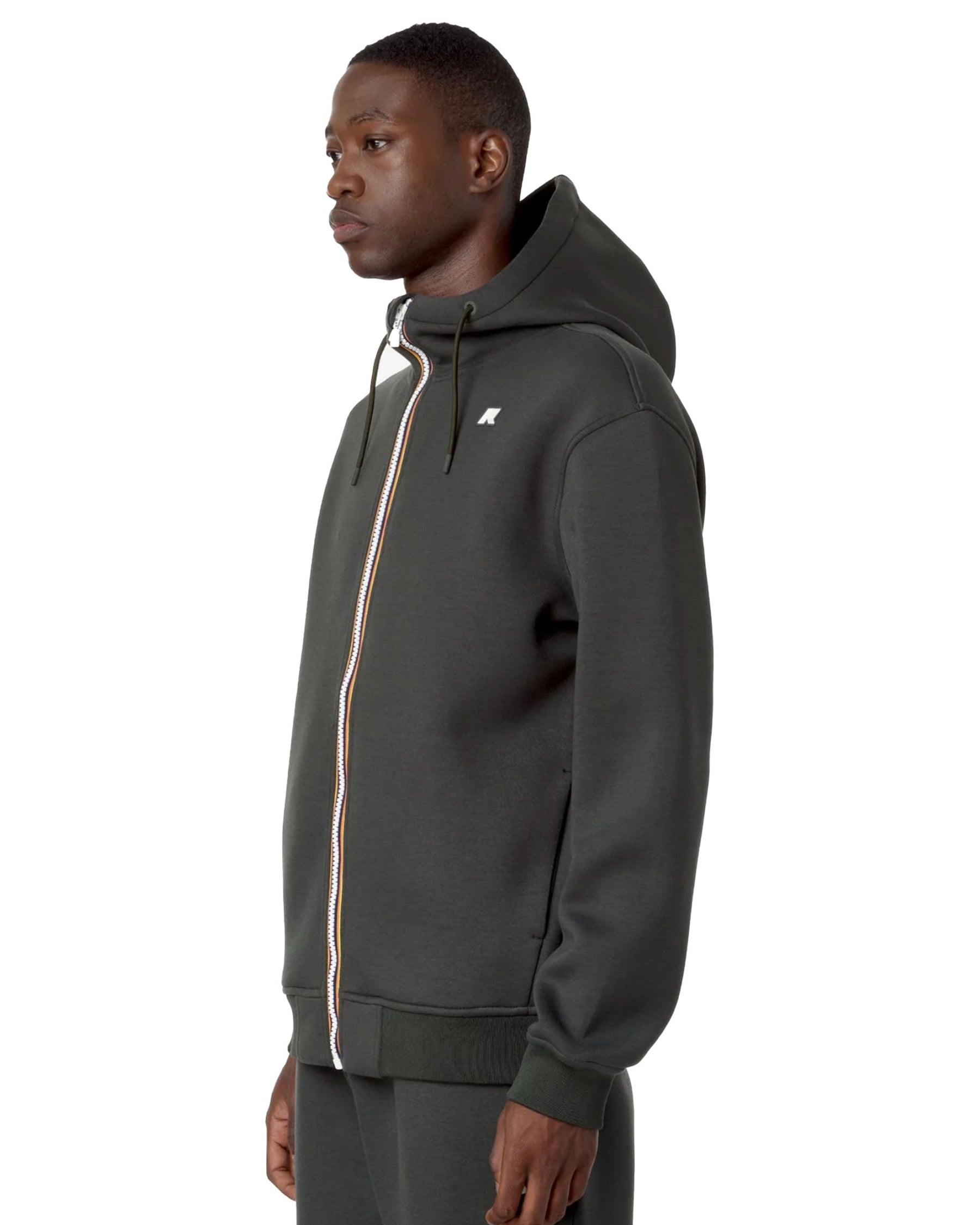 Man Hoodie K-Way Rainer Spacer Green