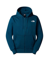 Felpa Uomo The North Face Simple Dome Full Zip Hoodie Midnight Petrol