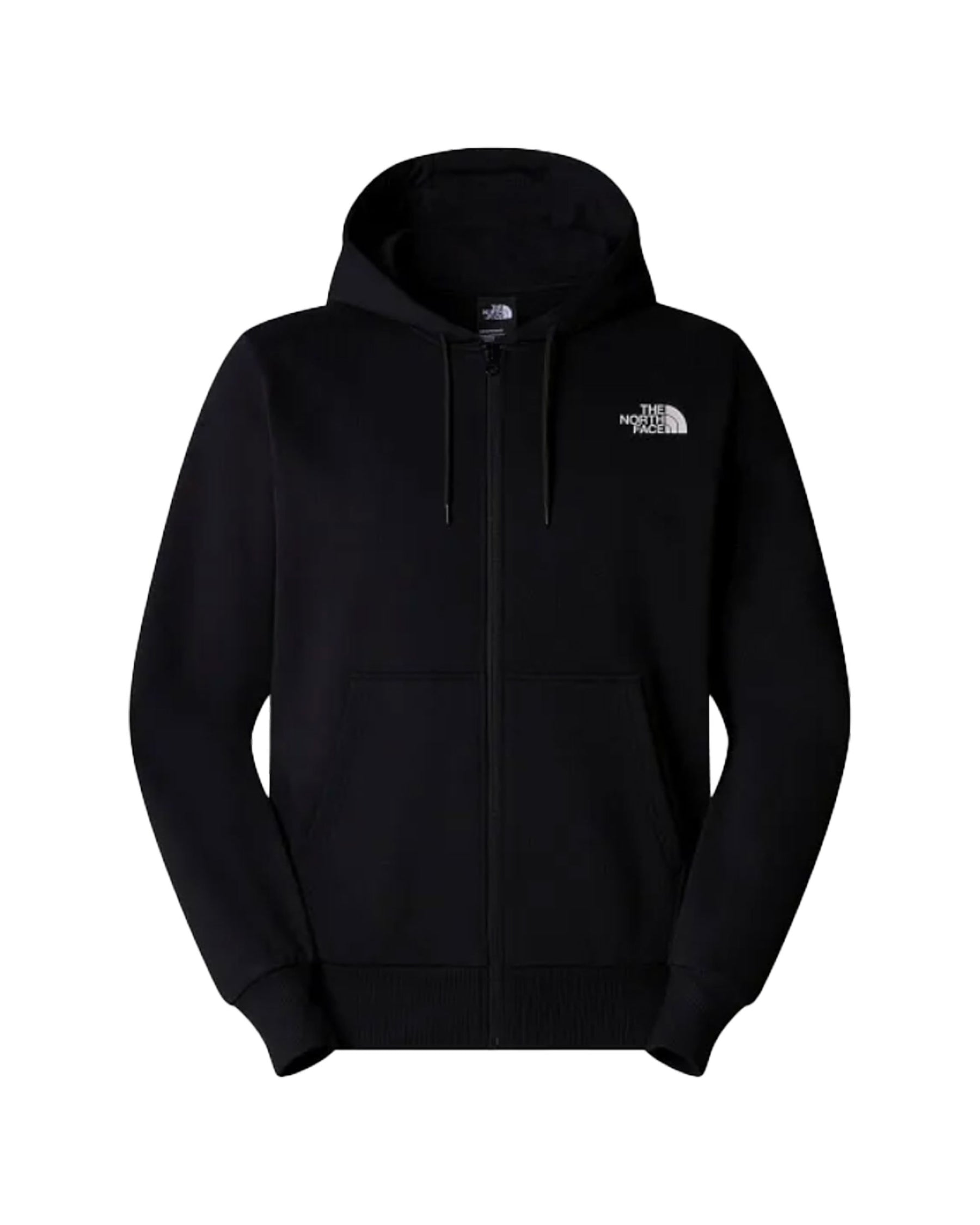 The North Face Simple Dome Full Zip Hoodie Black